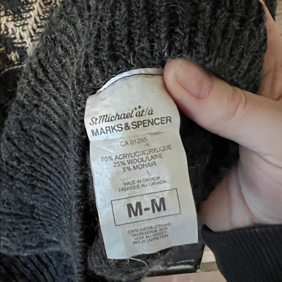 Marks and Spencer wool & mohair & acrylic sweater - Picture 4 of 6